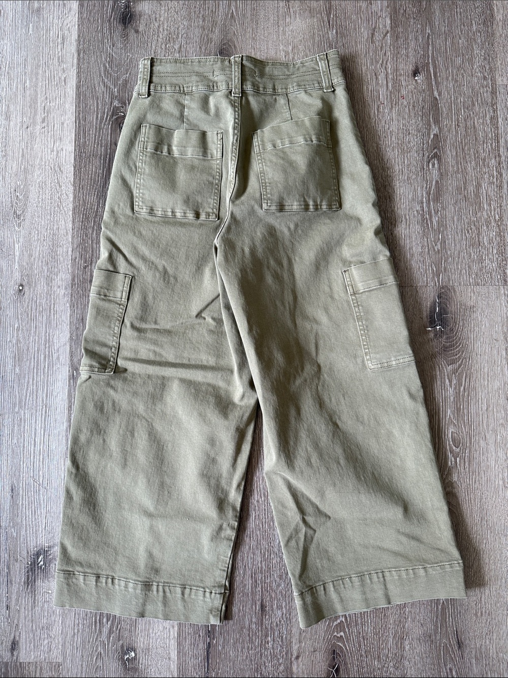 Joe's Jeans The Milla Utility Crop Pants Wide Leg Cargo Cropped, sz 27 - Picture 7 of 7
